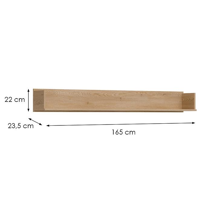 Polička Ferro Fe15 Dub crem torro,2