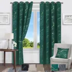 Závesová látka VELVET JUSTI YX514/15 zelená 145 (Tovar na mieru)