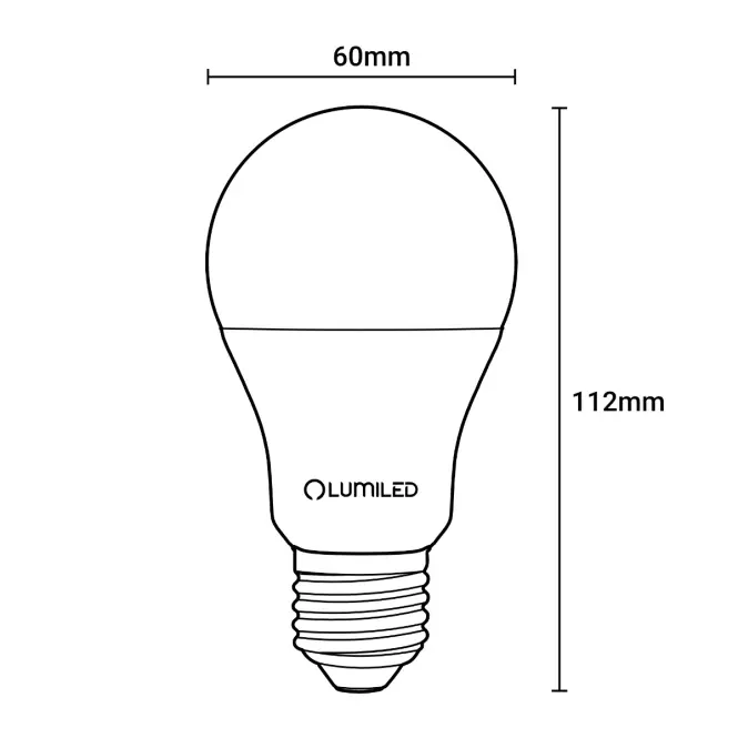 59BS LUMILED A60 10W 830 E27 1055lm CZUJNIK,4