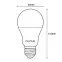 59BS LUMILED A60 10W 830 E27 1055lm CZUJNIK,4