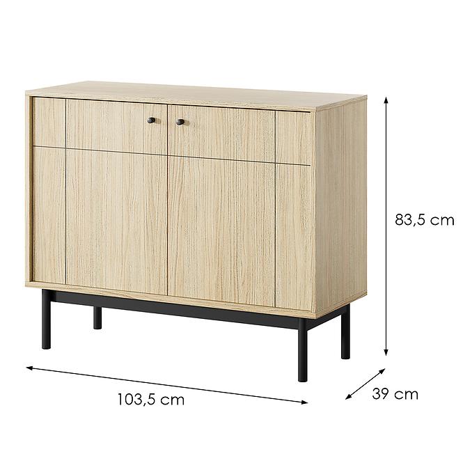 Komoda Japandi K104 dub linea