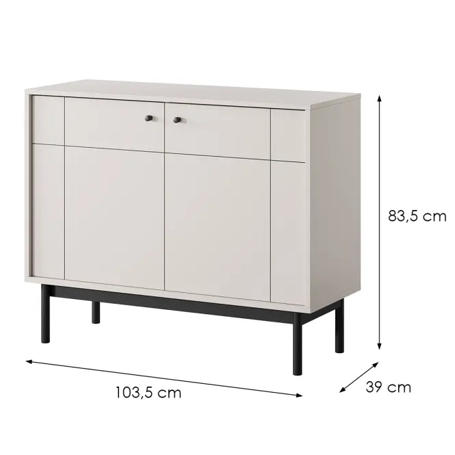 Komoda Japandi K104 kašmír,2