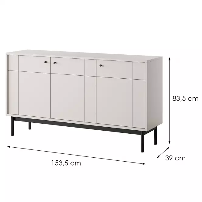 Komoda Japandi K154 kašmír
