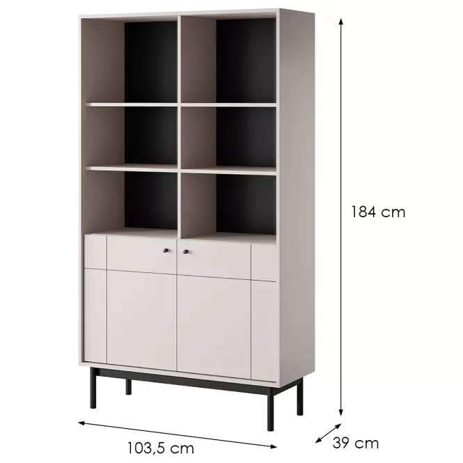 Regál Japandi R104 kašmír
