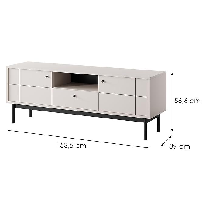 TV stolík Japandi RTV154 kašmír,2