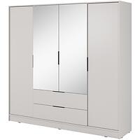 Skriňa Kelly 4D so zrkadlom cashmere