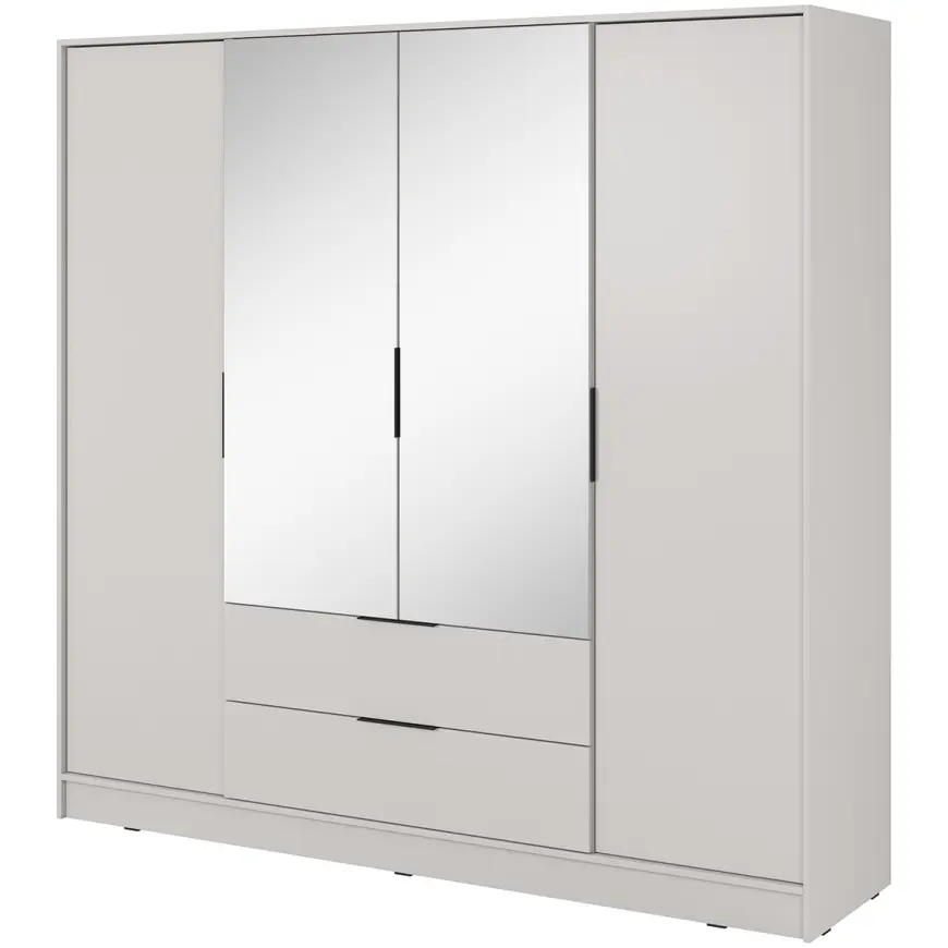 Skriňa Kelly 4D so zrkadlom cashmere