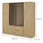 Skriňa Kelly 4D RM artisan s LED,2