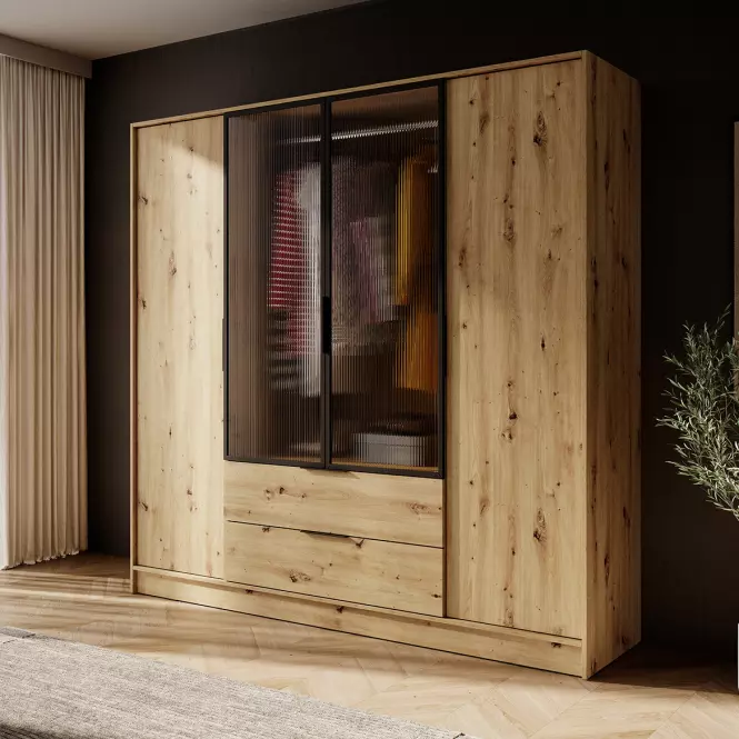 Skriňa Kelly 4D RM artisan so led