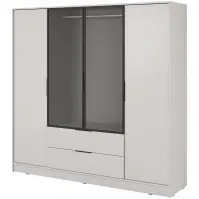 Skriňa Kelly 4D RM cashmere s LED