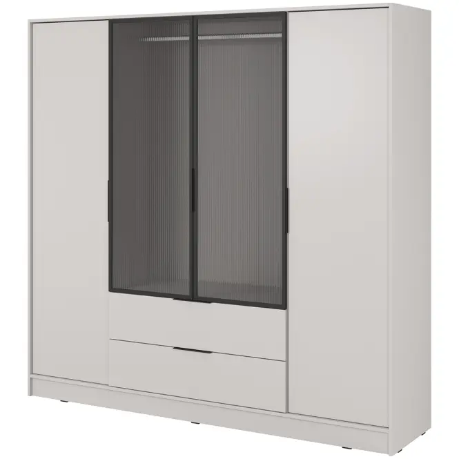Skriňa Kelly 4D RM cashmere s LED
