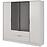 Skriňa Kelly 4D RM cashmere s LED