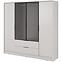 Skriňa Kelly 4D RM cashmere s LED