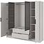 Skriňa Kelly 4D RM cashmere s LED,3