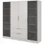 Skriňa Kelly 4D RD cashmere s LED