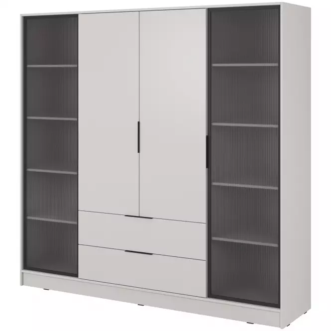 Skriňa Kelly 4D RD cashmere so led