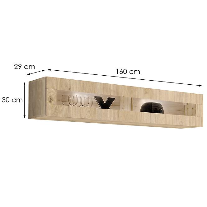 Vitrína FLY HJ FY 51 hickory jackson