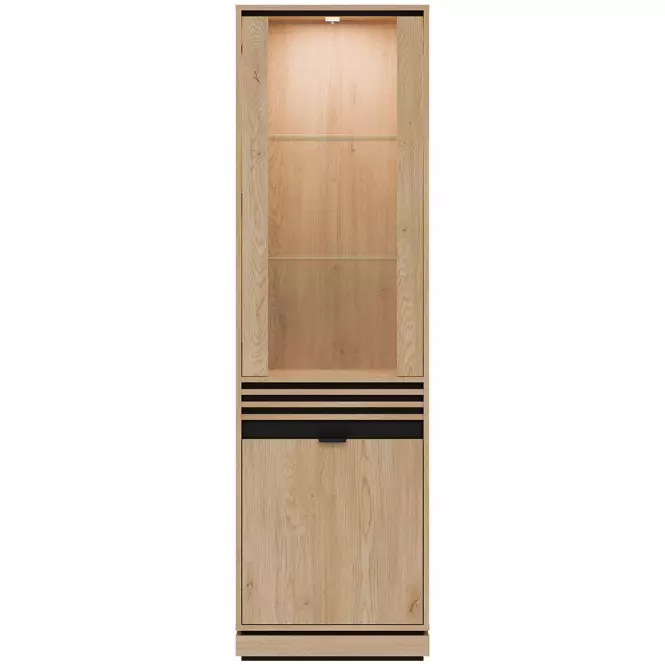 Vitrína L/P Ferro FE05 dub crem torro,3