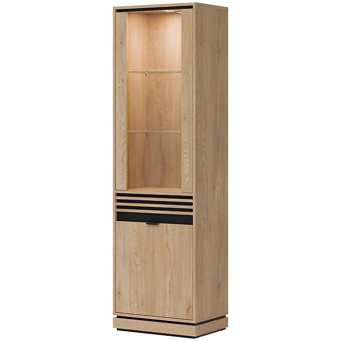 Vitrína L/P Ferro FE05 dub crem torro,4