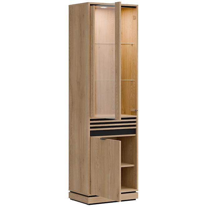 Vitrína L/P Ferro FE05 dub crem torro,5