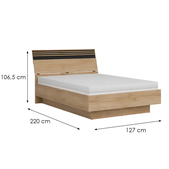 Posteľ 120  s úložným priestorom Ferro Fe18/120 D Crem Torro,2