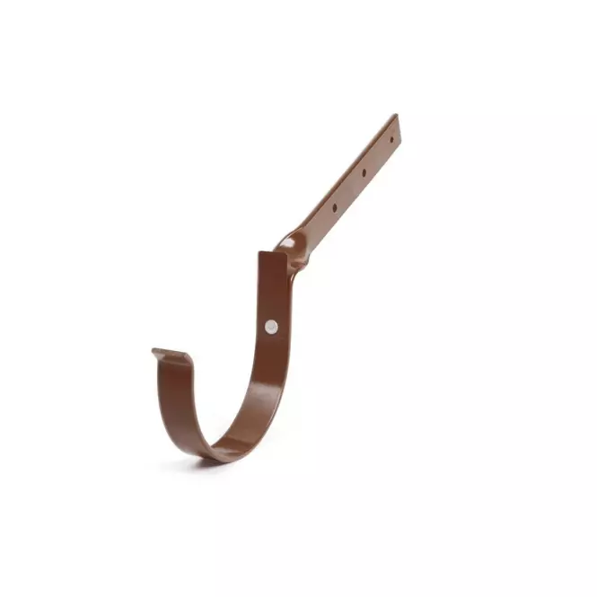 Žlabový hák kĺbový 125 mm Bryza hnedý