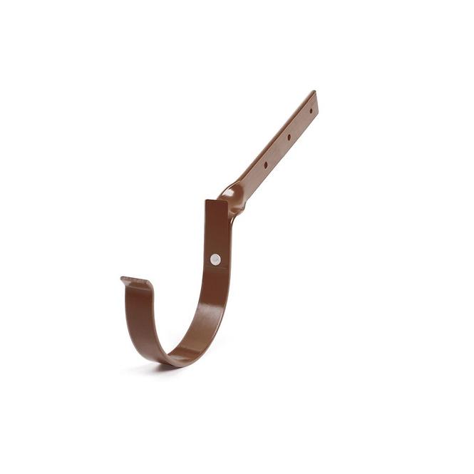 Žlabový hák kĺbový 125 mm Bryza hnedý