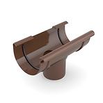 Odkvapový kotlík Bryza Ø 125/90 mm plastový hnedý