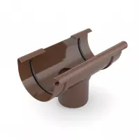 Odkvapový kotlík Bryza Ø 125/90 mm plastový hnedý