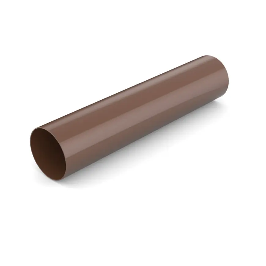 Odkvapový zvod Ø 63 mm plastový 3000 mm hnedý