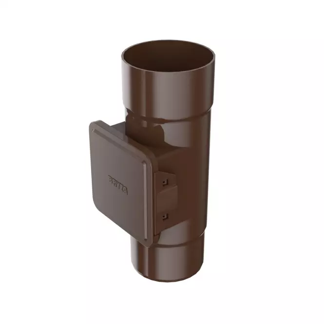 Lapač lístia s dvierkami pre plastové žľaby 110 mm