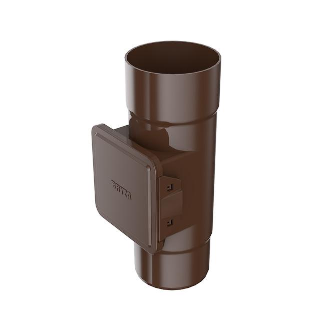 Lapač lístia s dvierkami pre plastové žľaby 110 mm