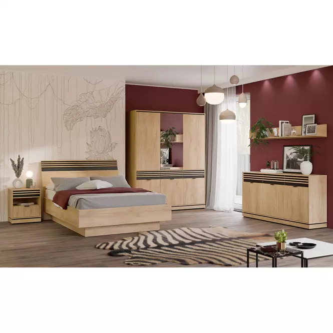 Skriňa L/P Ferro Fe07 Dub Crem Torro