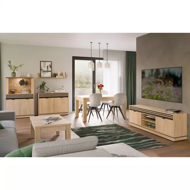 Skriňa L/P Ferro Fe07 Dub Crem Torro