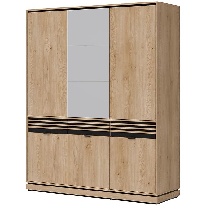 Skriňa 3D Ferro Fe09 Dub Crem Torro,4