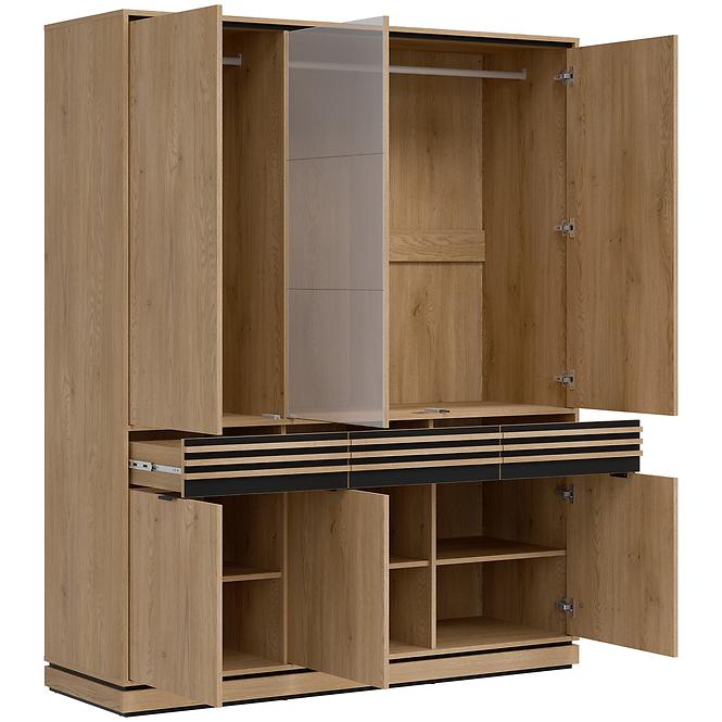 Skriňa 3D Ferro Fe09 Dub Crem Torro,5
