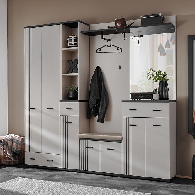 Regál Hugo Cc Hg B+C Kašmír/Čierna,11