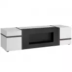 TV stolík Cross Perla/Biela/Biokrb