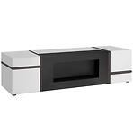 TV stolík Cross Perla/Biela/Biokrb