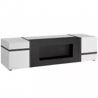 TV stolík Cross Perla/Biela/Biokrb