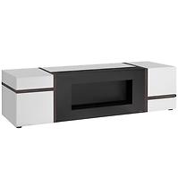 TV stolík Cross Perla/Biela/Biokrb