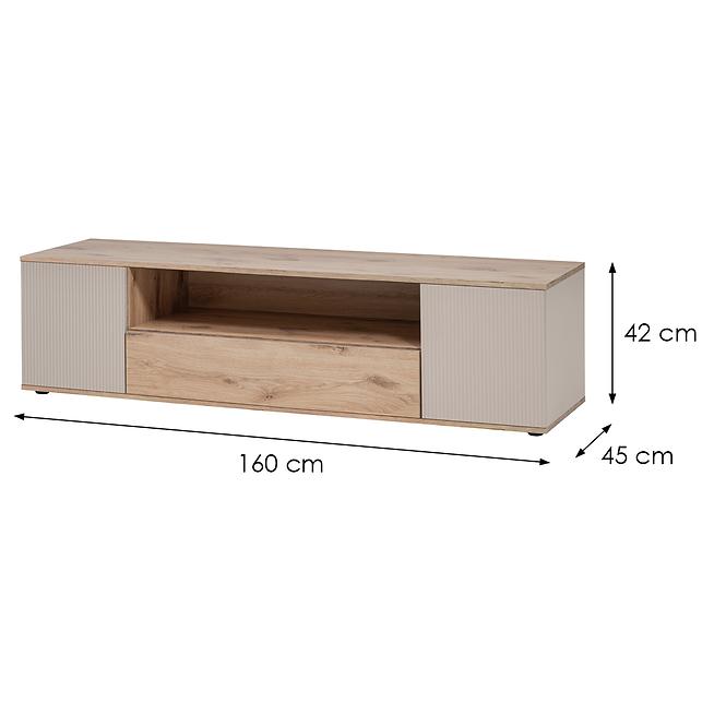 TV stolík Catalina dub Viking/Kašmír,2