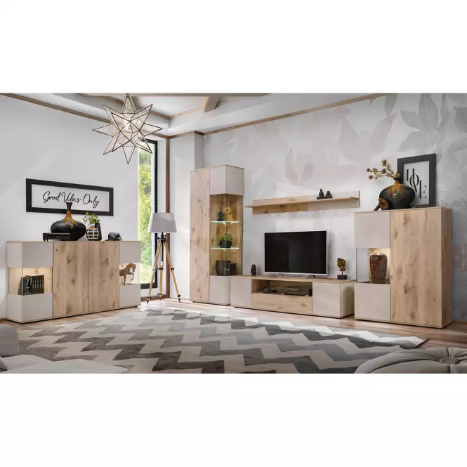 TV stolík Catalina dub Viking/Kašmír