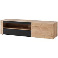 TV stolík Aron dub Ribbeck/Čierna