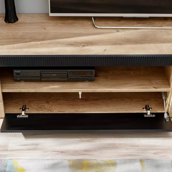 TV stolík Aron dub Ribbeck/Čierna,6