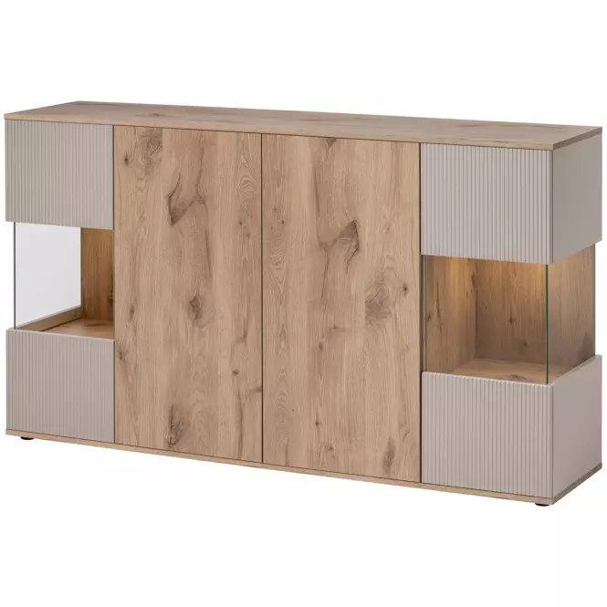 Komoda Catalina Dvc Ct Sb Dub Viking/Kašmír