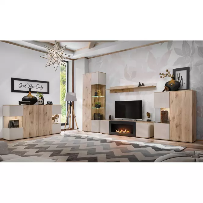 Komoda Catalina Dvc Ct Sb Dub Viking/Kašmír,7
