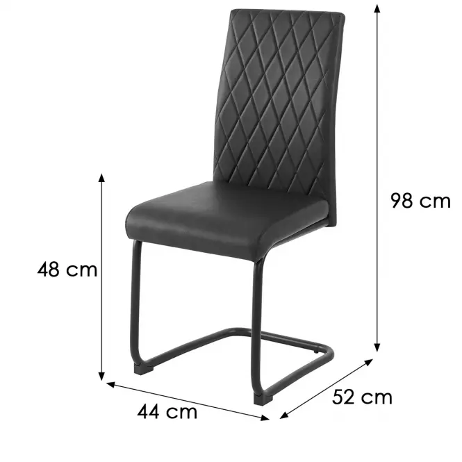 Stolička Christa 6135 čierna