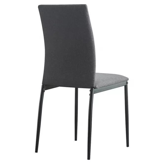 Stolička Mette 8022 sivá