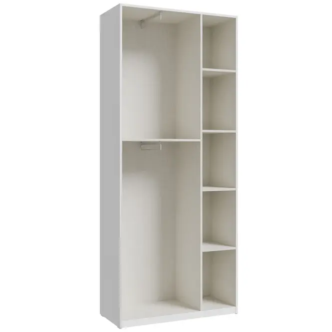 Skriňa Chiselsdon 88,9cm- biela, dvojdverová,3